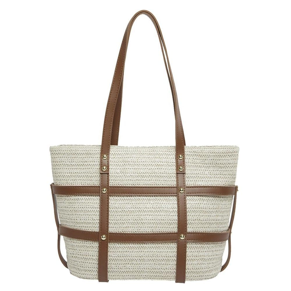 Straw Tote Bag Woven Carryall Bag Large Hobo Bag Handmade Beach Bag <3